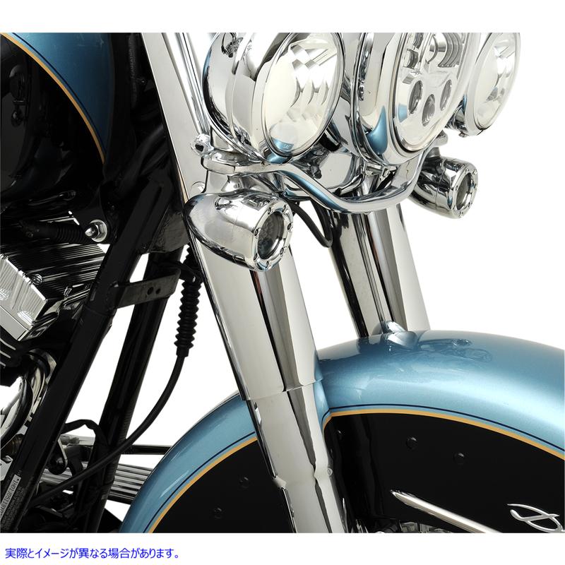 取寄せ フォークスライダーカバー - 滑らか ドラッグスペシャリティーズ Fork Slider Covers - Stock Length - Chrome - Smooth DS-222898 DS222898
