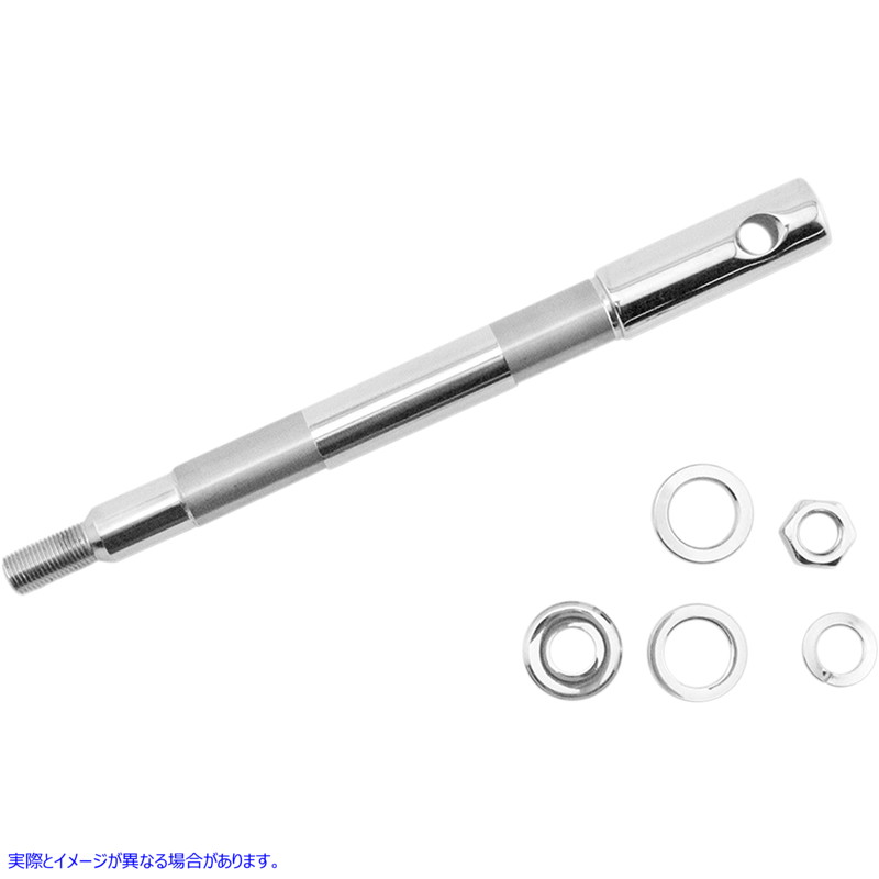 取寄せ クロム車軸キット ドラッグスペシャリティーズ Axle Kit - Front - Chrome DS223036 DS223036