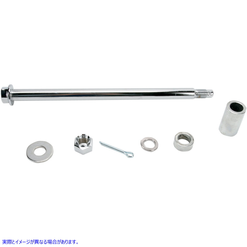 取寄せ クロム車軸キット ドラッグスペシャリティーズ Axle Kit - Rear - Chrome - '00-'07 ST DS223047 DS223047