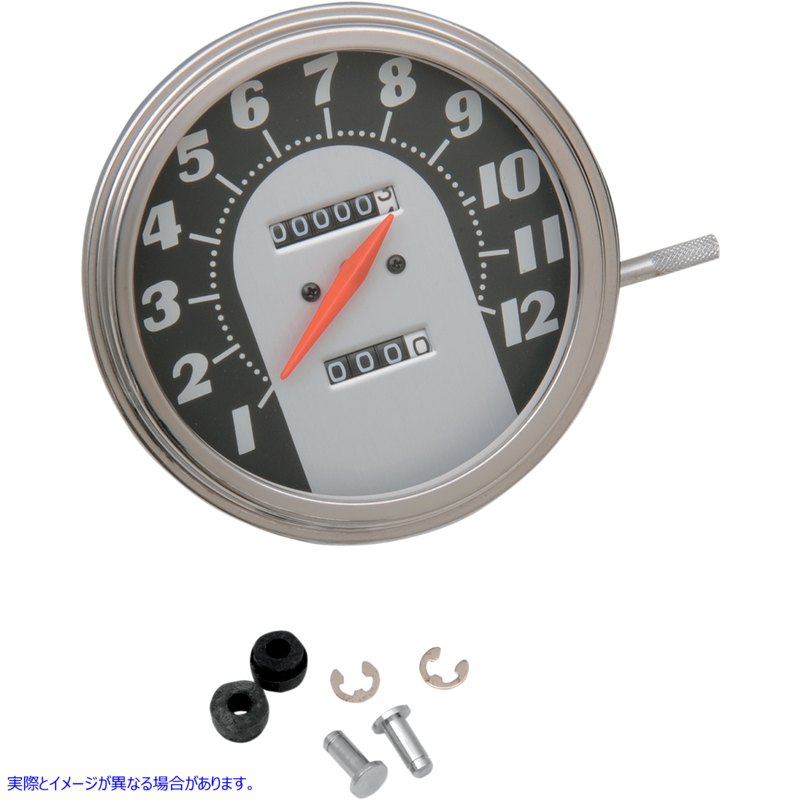 取寄せ 5 FLスタイル2240：60速度計 ドラッグスペシャリティーズ FL-Style 2240:60 Speedometer - '62-'67 Face DS-243884 DS243884