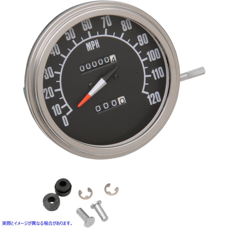 取寄せ 5 FLスタイル2240：60速度計 ドラッグスペシャリティーズ FL-Style 2240:60 Speedometer - '68-'84 Face DS-243886 DS243886