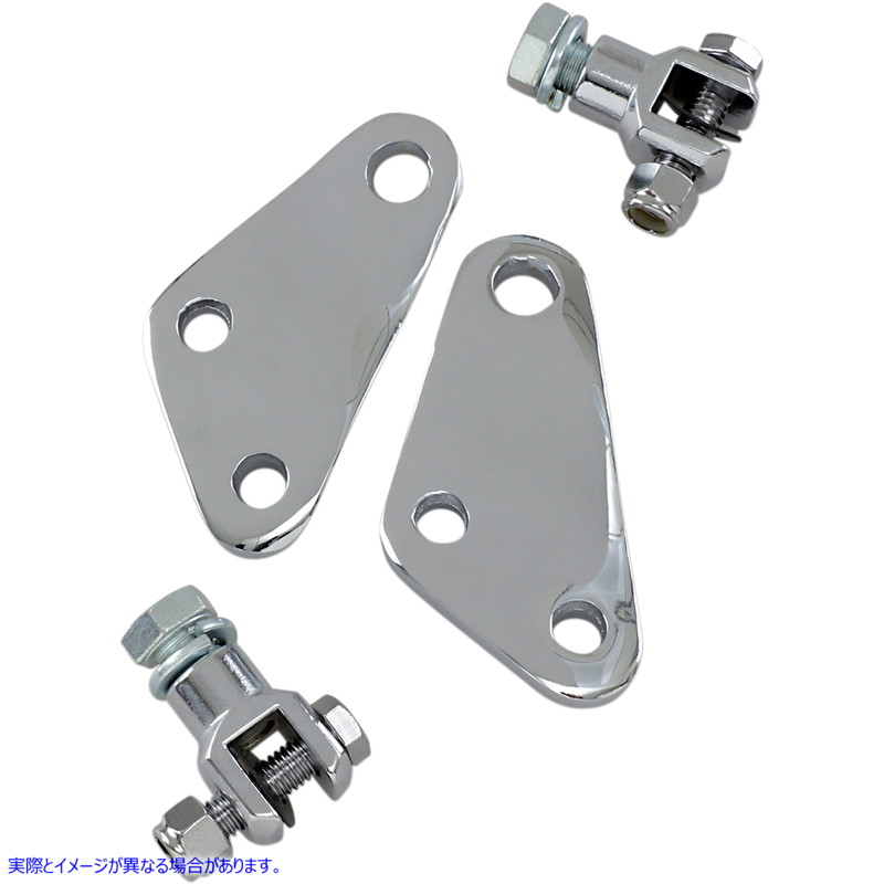 取寄せ パッセンジャーのフットペグブラケットセット ドラッグスペシャリティーズ Passenger Footpeg Mount - With Clevis - FL/FX DS-253484 DS253484