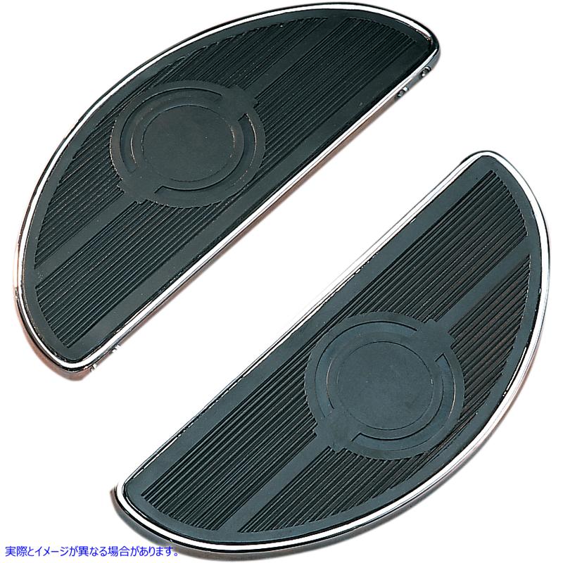 取寄せ FLとFLST-PANHEAD用のフロアボード ドラッグスペシャリティーズ Floorboards - Half-Moon - FL DS-254400 DS254400