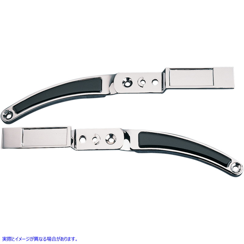 取寄せ リアフェンダーストラット ドラッグスペシャリティーズ Rear Fender Strut - Stock-Style - Chrome/Black DS-264072 DS264072