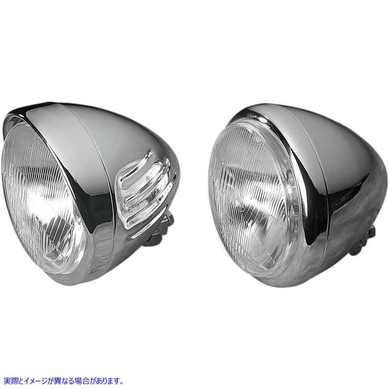 取寄せ ヘッドライト - 5-3/4インチ - プレーン ドラッグスペシャリティーズ Headlight - 5-3/4 DS-280008 DS280008