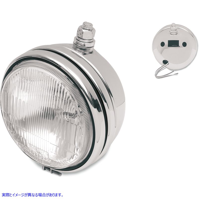 取寄せ 5-3/4クロムヘッドライトアセンブリ ドラッグスペシャリティーズ Headlight - 5-3/4 - Chrome - '75-'89 FX/R XL DS-280044 DS280044