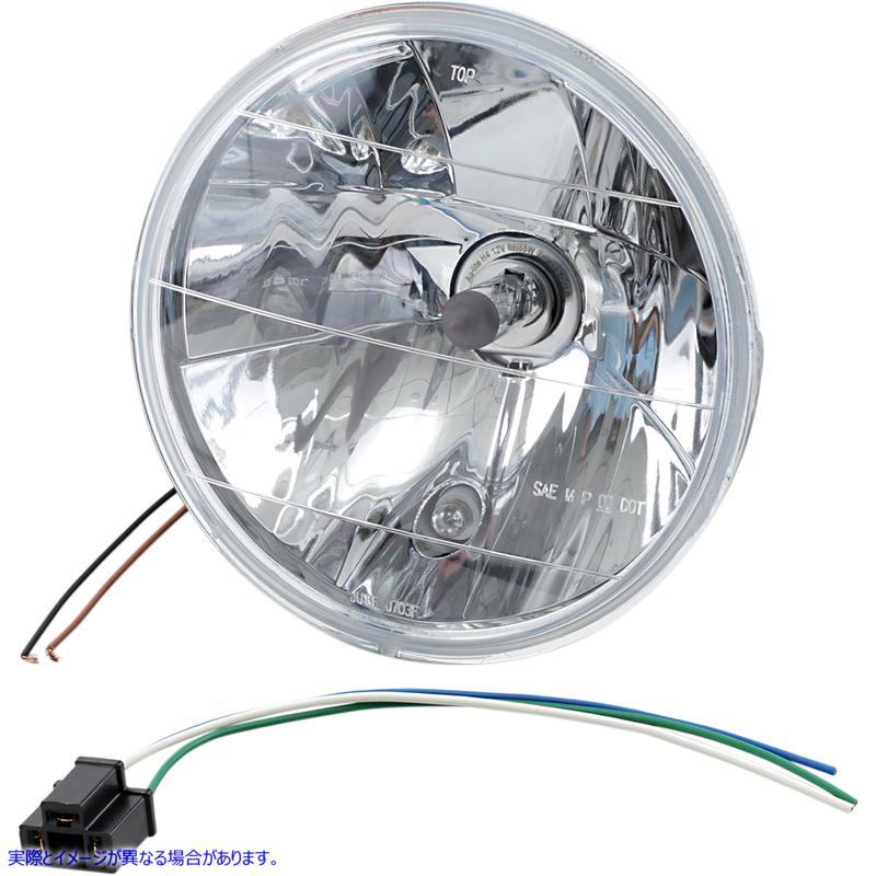 取寄せ ランニングライト付きの7ヘッドライト ドラッグスペシャリティーズ 7 Headlight with Running Light DS280189 DS280189