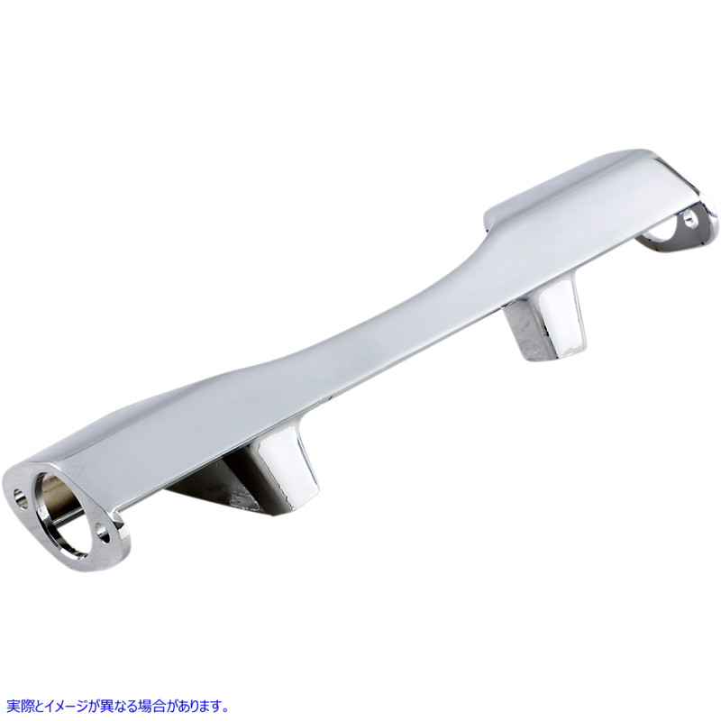 取寄せ 8-1/4短いターン信号取り付け括弧 - クロム ドラッグスペシャリティーズ 8-1/4 Turn Signal Bracket - '85-'90 FLT DS-280219 DS280219