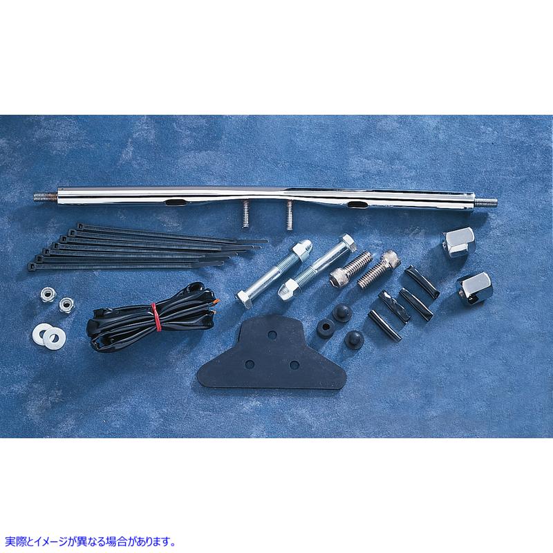 取寄せ クロムリアターンシグナルリロケーションキット ドラッグスペシャリティーズ Rear Turn Signal Relocation Kit - FX XL '73-'01 DS-280318 DS280318