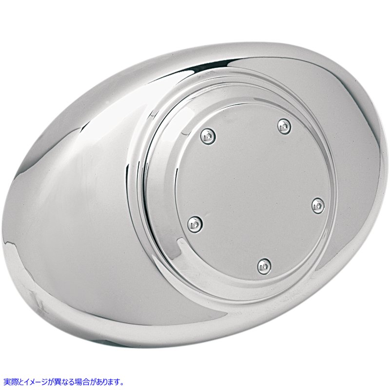 取寄せ 5ボルトドーム付きエアクリーナーインサート ドラッグスペシャリティーズ Five-Bolt Domed Air Cleaner Insert - Chrome DS288929 DS288929