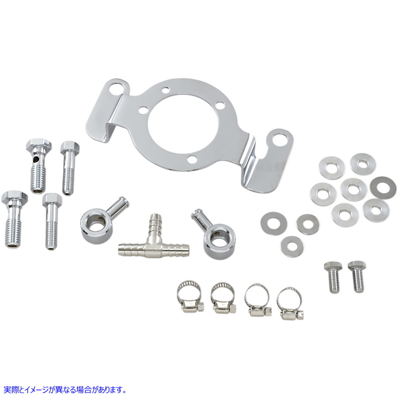 取寄せ クランクケースブリーザー/サポートブラケットキット ドラッグスペシャリティーズ Support Bracket Kit - Big Twin DS-289060 DS289060