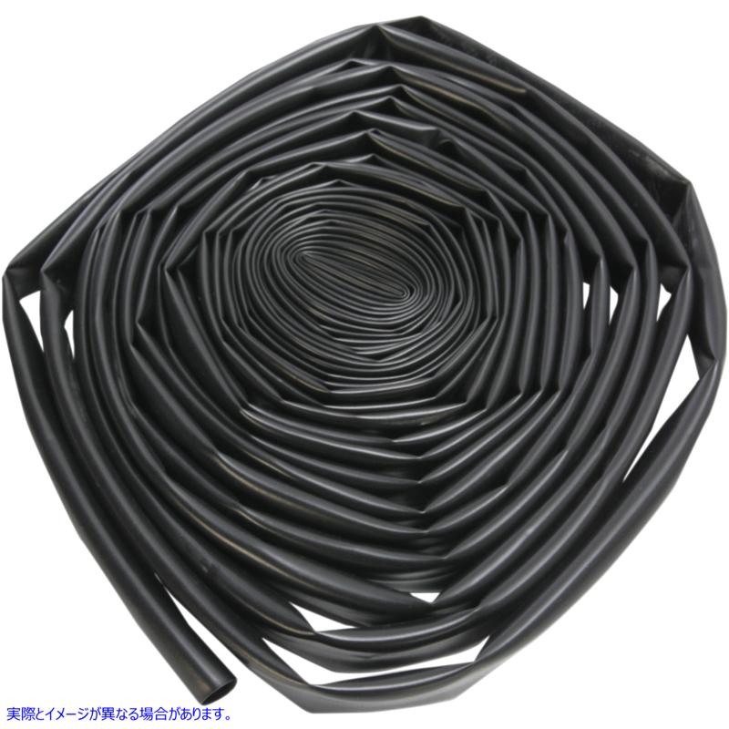 取寄せ ブラックシュリンクチューブ ドラッグスペシャリティーズ Shrink Tube .500 to .250 - 25FT - Black DS-305196 DS305196