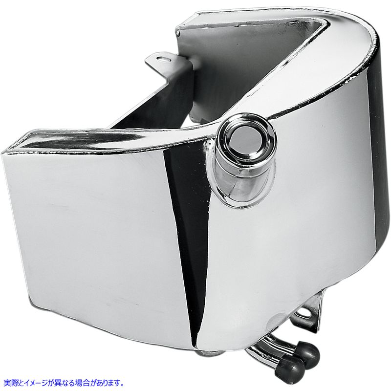 取寄せ サイドフィルオイルタンク ドラッグスペシャリティーズ Side Fill Oil Tank - Chrome - 89'-99' Softail DS-310109 DS310109