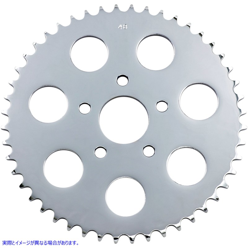 取寄せ 後輪スプロケット ドラッグスペシャリティーズ Rear Sprocket - 48 Tooth - Chrome DS-325354 DS325354