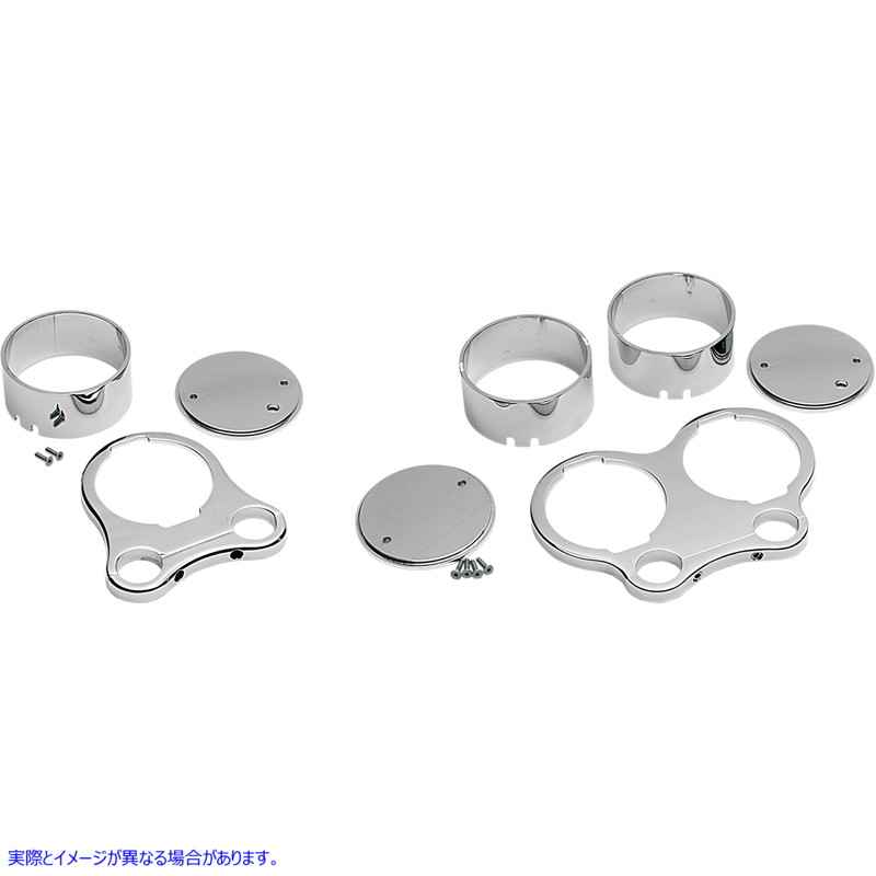 取寄せ ティーバーゲージマウント ドラッグスペシャリティーズ 1.25 T-Bar Single Gauge Mount - Chrome - For '00-'22 OEM Style Gauges DS-373864 DS373864