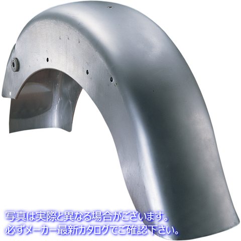 取寄せ FLのリアフェンダー ドラッグスペシャリティーズ Smooth Rear Fender - without Taillight/Turn Signal Mount - Steel DS-380055 DS380055