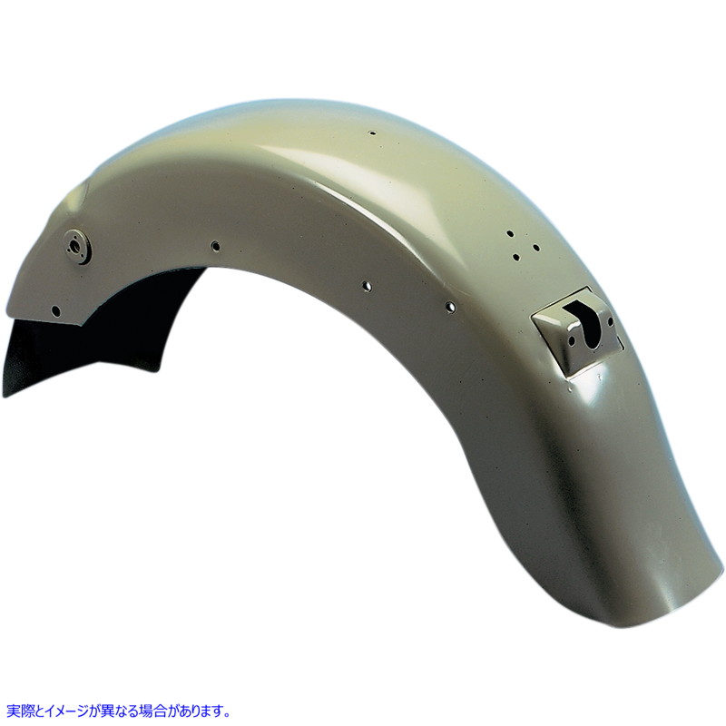 取寄せ FLのリアフェンダー ドラッグスペシャリティーズ Smooth Rear Fender - with Taillight Mount/No Turn Signal Mount Indents - Steel DS-380069 DS380069