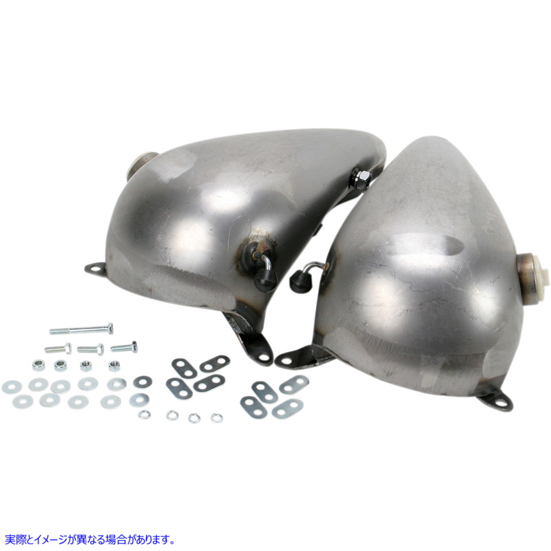 取寄せ ビンテージファットボブタンク ドラッグスペシャリティーズ Fat Bob-Style Gas Tank - 3.5 Gallon - Harley-Davidson DS-391230 DS391230