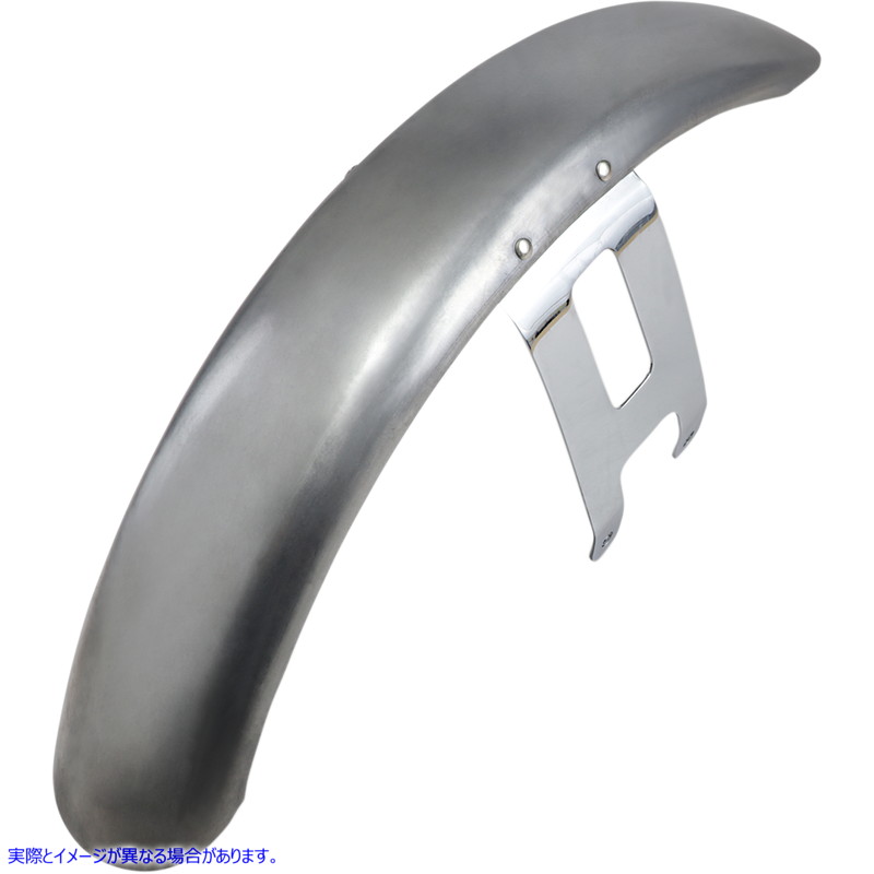 取寄せ ワイドグライドスタイルのフロントフェンダー ドラッグスペシャリティーズ Wide Glide-Style Front Fender with Chrome Mounting Brackets - For 19 or 21 Wheel DS-393470 DS393470