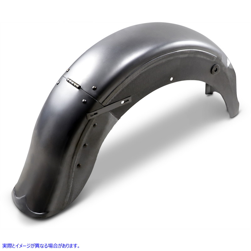 取寄せ ヒンジ付きリアフェンダー ドラッグスペシャリティーズ Hinged Read Fender - Raw - Steel DS-393489 DS393489
