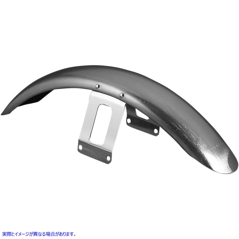 取寄せ 控えめなフロントフェンダー ドラッグスペシャリティーズ Front Fender - Raw - Steel DS-393492 DS393492