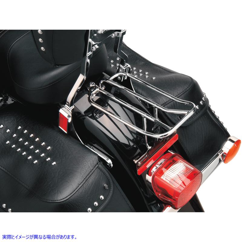 取寄せ フェンダー荷物ラック ドラッグスペシャリティーズ Luggage Rack - Chrome - FLST DS-720009 DS720009
