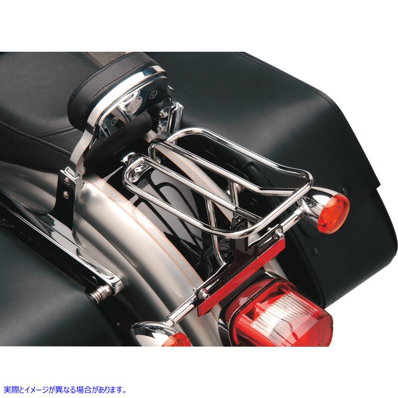 取寄せ フェンダー荷物ラック ドラッグスペシャリティーズ Luggage Rack - Chrome - FXD DS-720116 DS720116