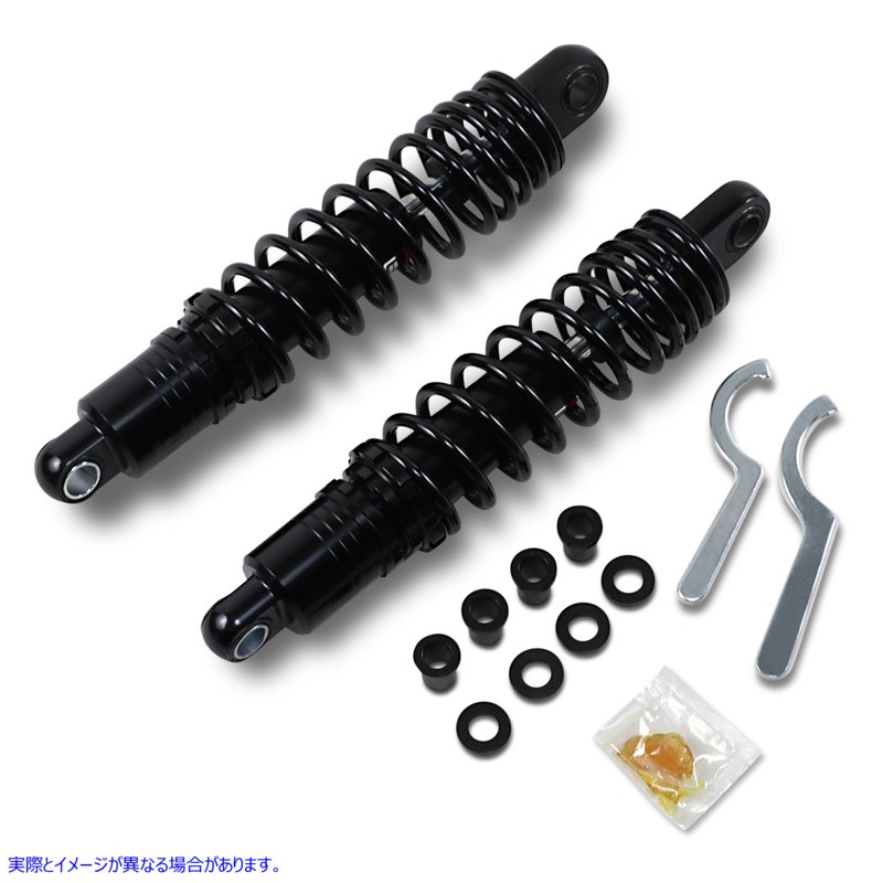 取寄せ プレミアムライドハイイトアジャスタブルショック - 12.50」 ドラッグ ショック Premium Ride-Height Adjustable Shocks - Black - Standard - 12.5 1310-1830 13101830
