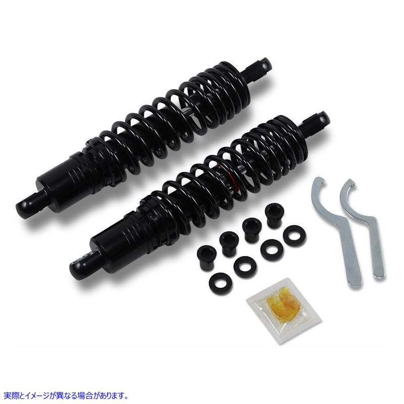 取寄せ プレミアムライドハイイトアジャスタブルショック - 12.50」 ドラッグ ショック Premium Ride-Height Adjustable Shocks - Black - Heavy Duty - 12.5 1310-1840 13101840