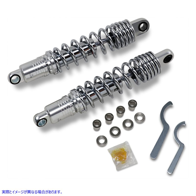 取寄せ プレミアムライドハイイトアジャスタブルショック - 13.50」 ドラッグ ショック Premium Ride-Height Adjustable Shocks - Chrome - Heavy Duty - 13.5 1310-1841 13101841