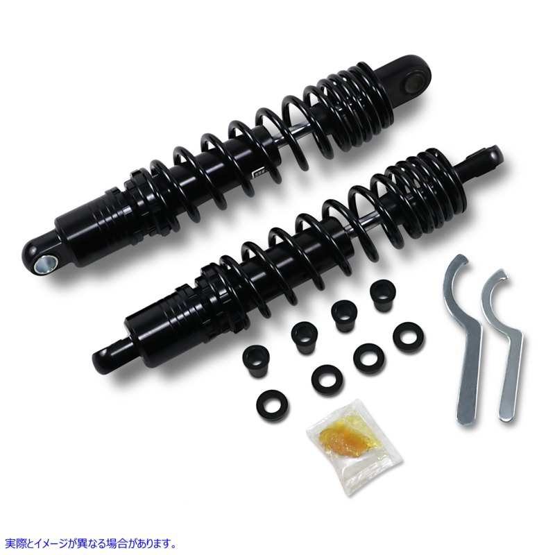 取寄せ プレミアムライドハイイトアジャスタブルショック - 13.50」 ドラッグ ショック Premium Ride-Height Adjustable Shocks - Black - Heavy Duty - 13.5 1310-1842 13101842