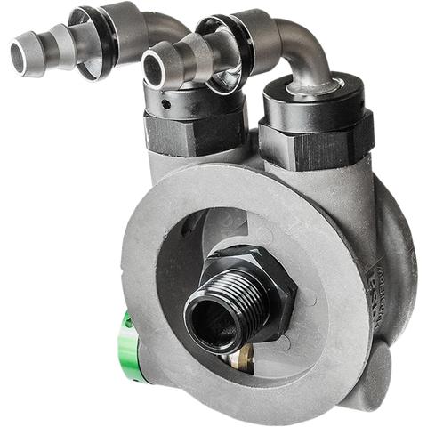 取寄せ サーモスタット付きオイルフィルターアダプター ジャグオイルクーラー FILTER SYSTEM OIL HYPERFL 4550 07130145