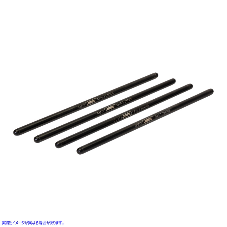 取寄せ Chromoly Steel Pushrods ジムズ Chromoly Steel Pushrods 5526 09280110
