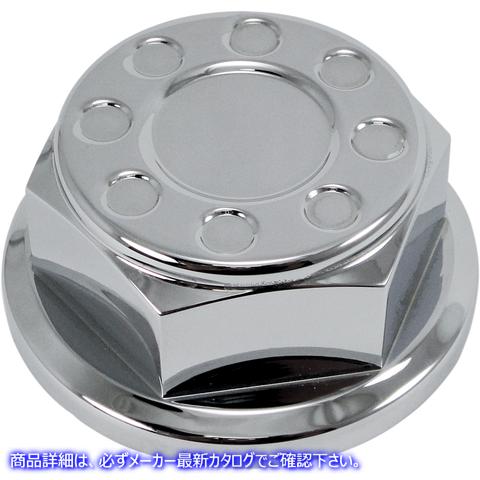取寄せ ステアリングステムナット ジョーカーマシーン Steering Stem Nut - Chrome-Plated 10-015C 04100177