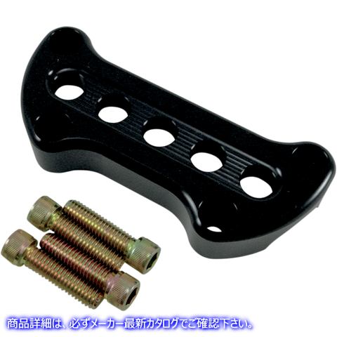 取寄せ 上部ハンドルバークランプ ジョーカーマシーン Upper Handlebar Clamp - Black 03-852B 06030364