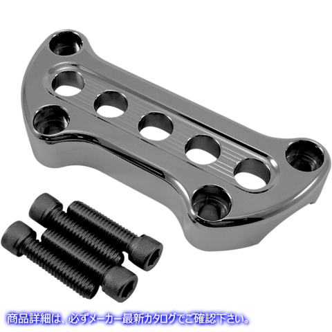 取寄せ 上部ハンドルバークランプ ジョーカーマシーン Upper Handlebar Clamp - Chrome 03-852C 06030365