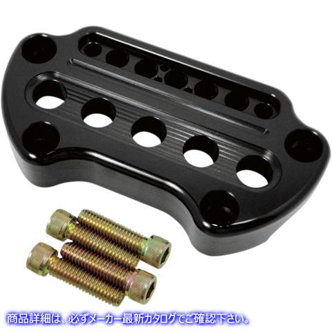 取寄せ インジケータライトハンドルバークランプ ジョーカーマシーン Indicator Light Handlebar Clamp - Instrument Cutout - Black 10-306B 06030397