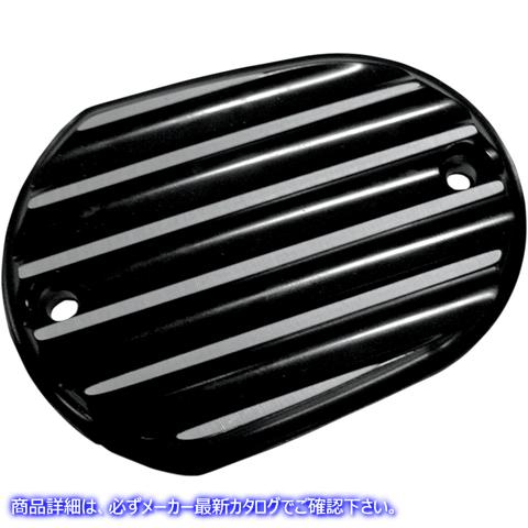 取寄せ フロントブレーキマスターシリンダーカバー - フィン ジョーカーマシーン Master Cylinder Cover - Brake - Front - Finned - Black 10-380B 06100474