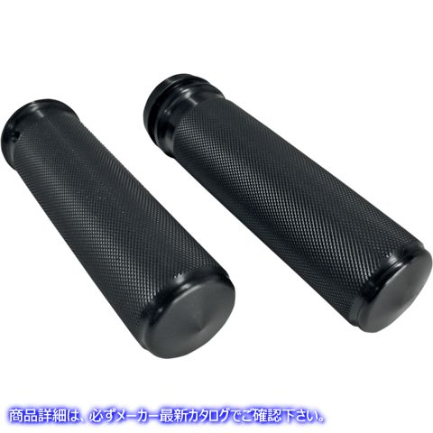 取寄せ センサータイプのKnurled Handgrips ジョーカーマシーン Grips - Knurled - Black 03-89BLK 06300481