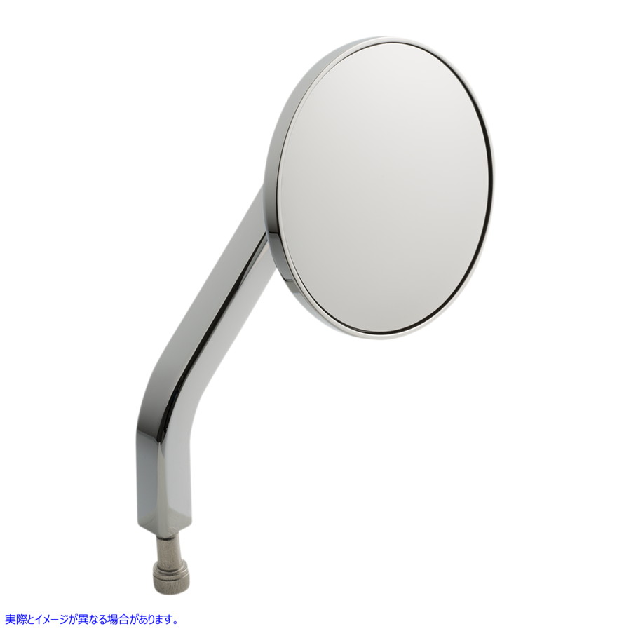 取寄せ No. 7ソリッド3-1/4 丸い鏡 ジョーカーマシーン Mirror - No. 7 OE - Side View - Round - Chrome - Right 03-051-3R 06401512