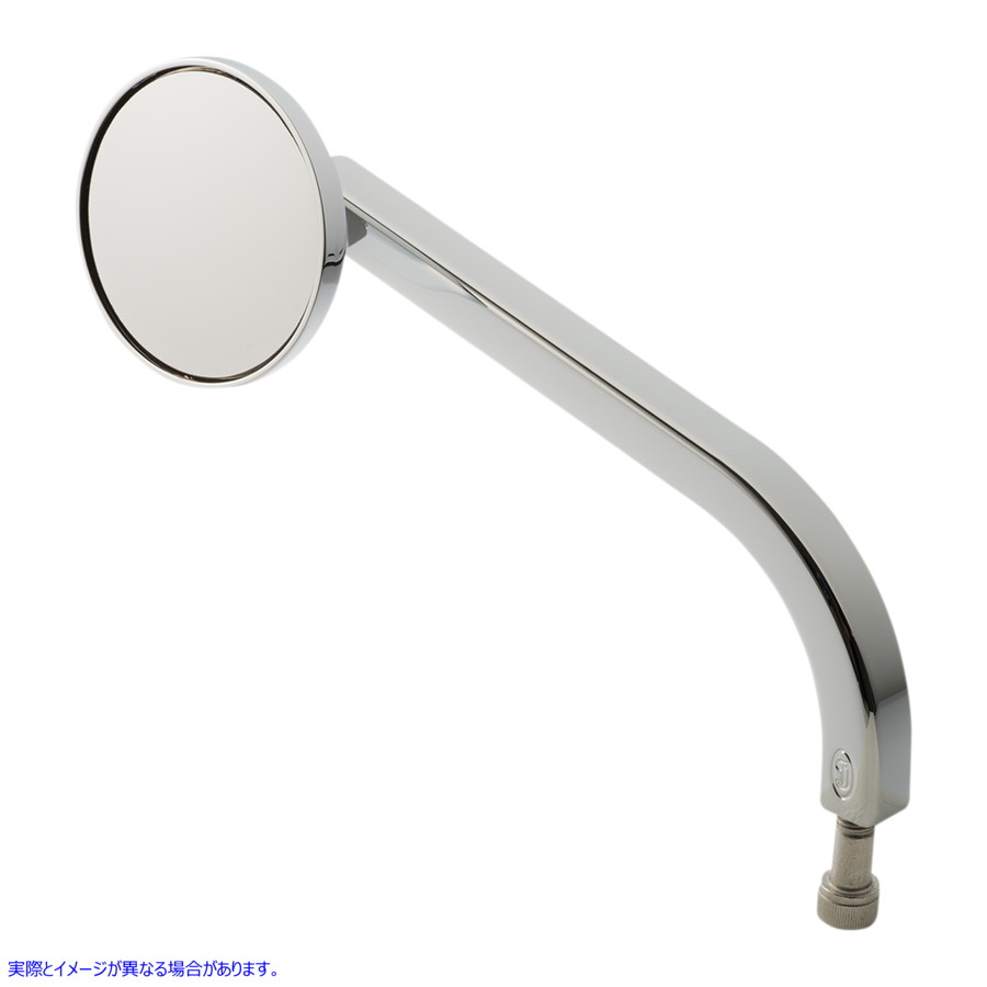 取寄せ No. 2 Standard 2-1/4 ラウンドミラー ジョーカーマシーン Mirror - No. 2 Standard - Side View - Round - Chrome - Left 03-052-3L 06401515