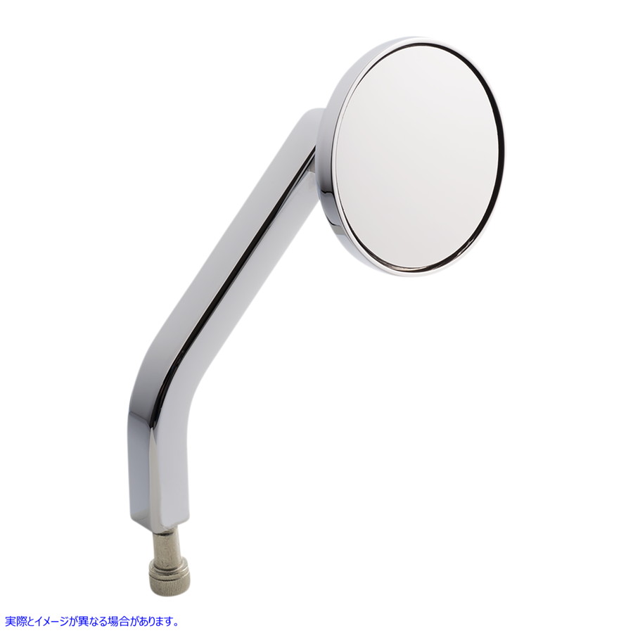 取寄せ No. 2 OEソリッドラウンドミラー ジョーカーマシーン Mirror - No. 2 OE - Side View - Round - Chrome - Right 03-053-3R 06401520