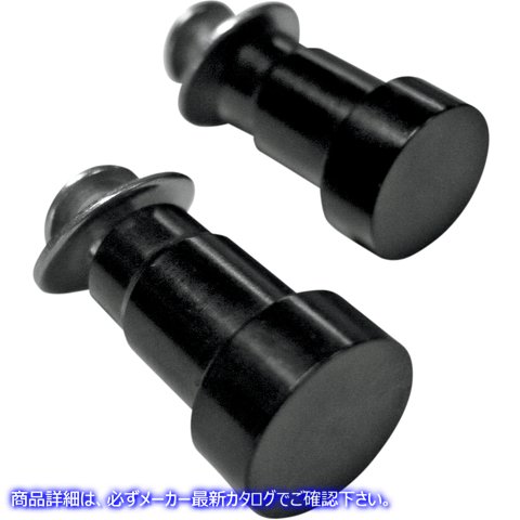 取寄せ ミラーホールプラグ ジョーカーマシーン Hole Plugs - Mirror - Handlebar End - Flush-Mounted - Black - Pair - Triumph 09-031 06410108