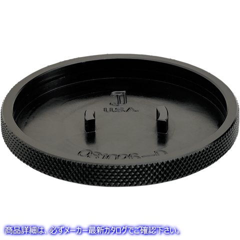 取寄せ ハードブラックナーレルガスキャップ ジョーカーマシーン Gas Cap - Knurled - Black - Triumph 09-040KB 07030649