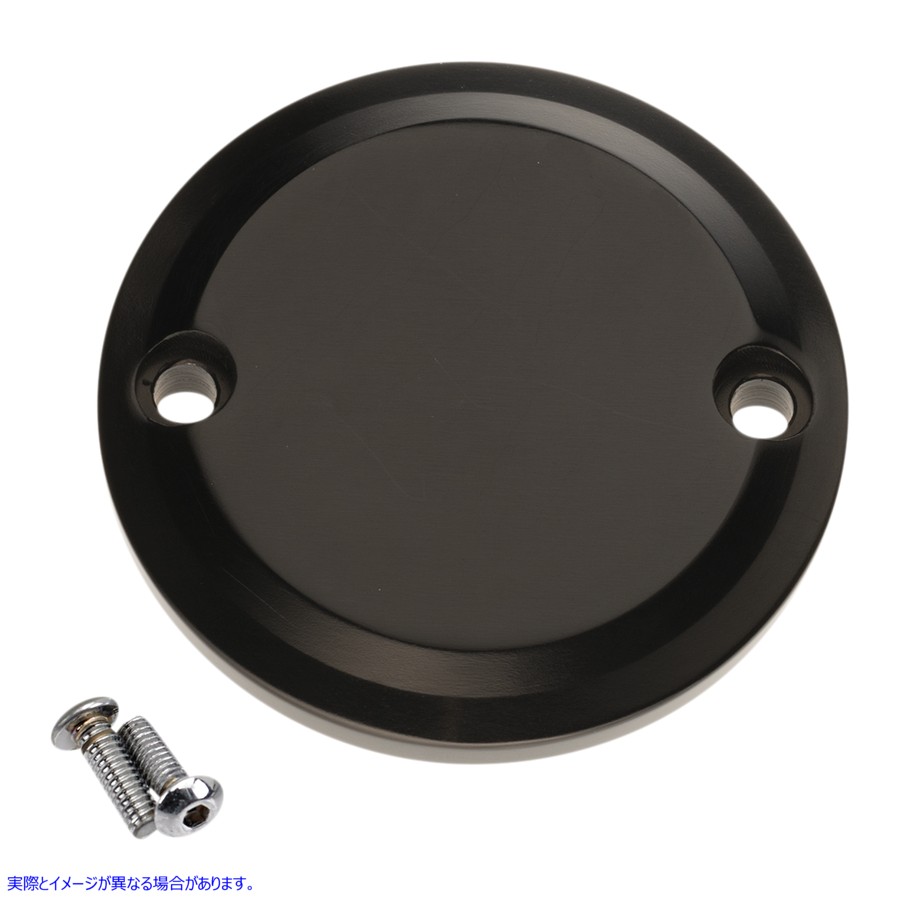 取寄せ タイミングカバー ジョーカーマシーン Timing Cover - Smooth - Black Anodized - M8 02-971-1 09402020