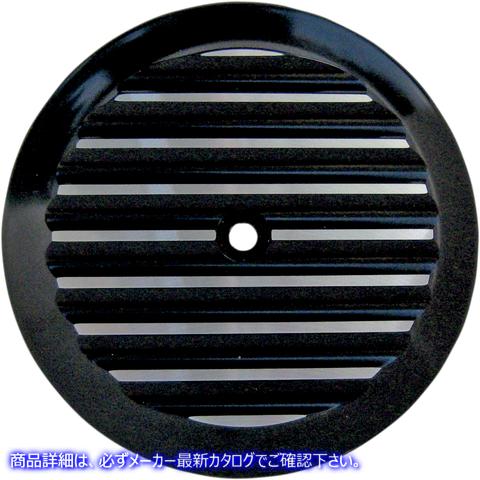取寄せ ビレットエアクリーナーインサート ジョーカーマシーン Billet Air Cleaner Insert - Finned - Black 02-21TC 10140093
