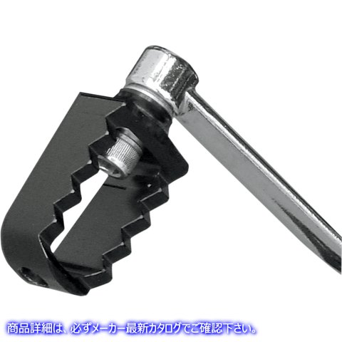 取寄せ アジャスタブル鋸歯状シフターペグ ジョーカーマシーン Serrated Shift Peg - Triumph - Black 09-851B 16030118
