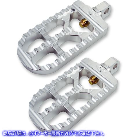 取寄せ アジャスタブル鋸歯状のビレットフットペグ ジョーカーマシーン Adjustable Serrated Long Footpegs - Aluminum 08-56-2 16200707