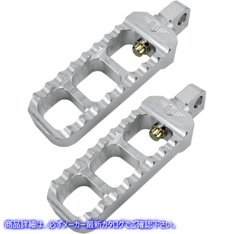 取寄せ アジャスタブル鋸歯状のビレットフットペグ ジョーカーマシーン Adjustable Serrated Footpegs - Clear 08-61-1 16201147