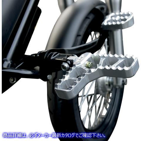 取寄せ アジャスタブル鋸歯状のビレットフットペグ ジョーカーマシーン Adjustable Serrated Footpegs - With Heel - Clear 08-62-1 16201149